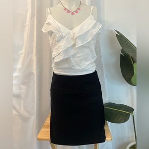 S.C. & Co Black Stretchy Women's Skort skirt  Size small